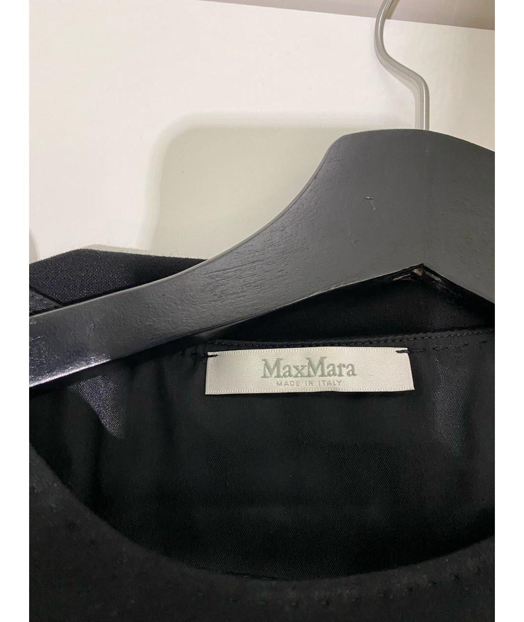 MAX MARA Черная блузы, фото 3