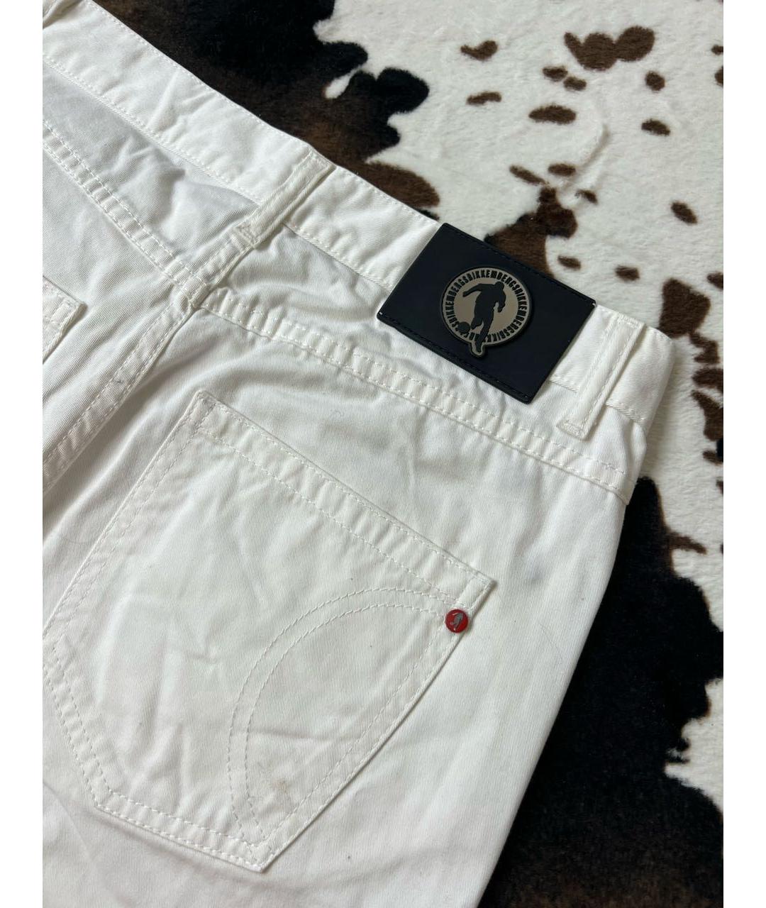 BIKKEMBERGS Белые хлопковые шорты, фото 4