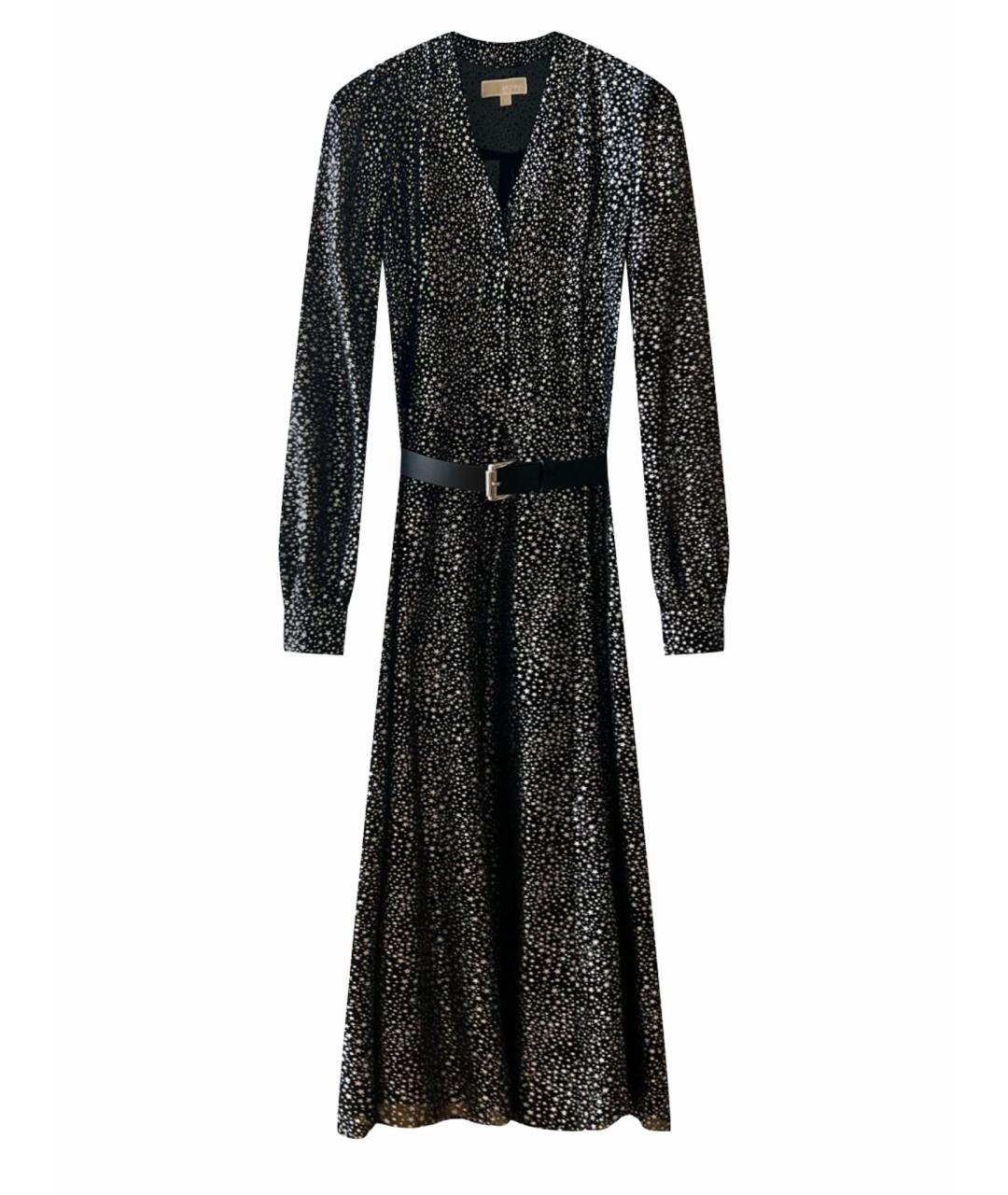 MICHAEL MICHAEL KORS Черное полиэстеровое коктейльное платье, фото 1