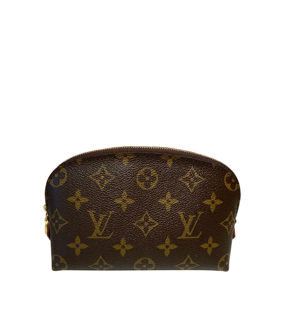 LOUIS VUITTON Коричневая косметичка из искусственной кожи, фото 1