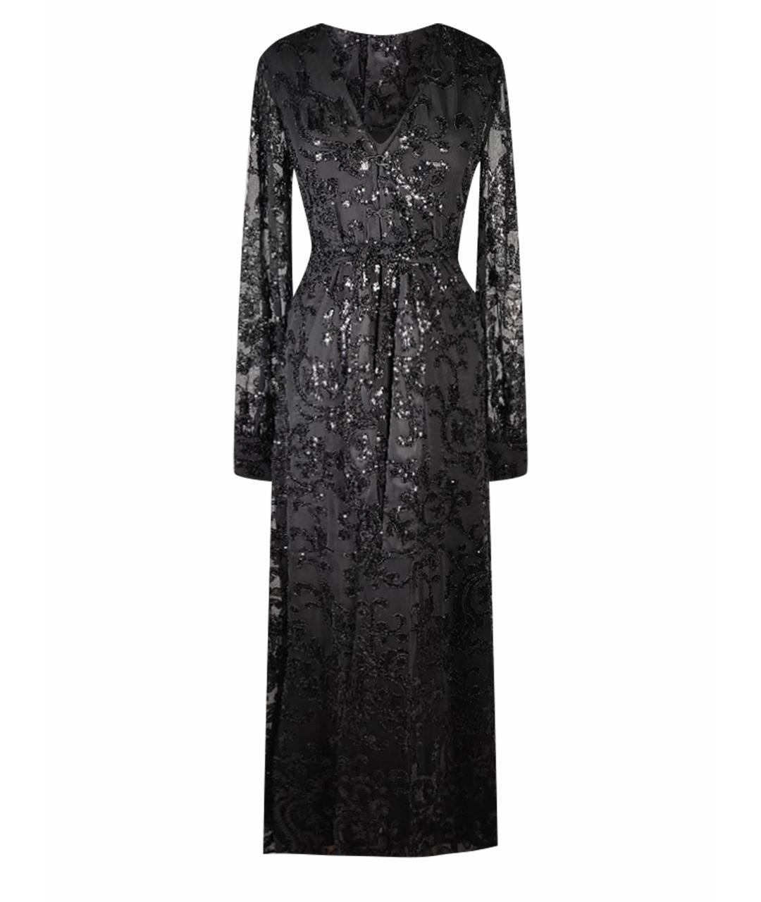 ALEXIS Черное полиэстеровое коктейльное платье, фото 1