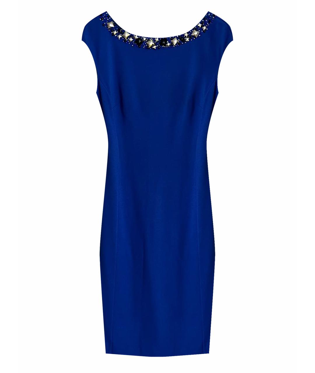 BLUGIRL Синее вискозное вечернее платье, фото 1