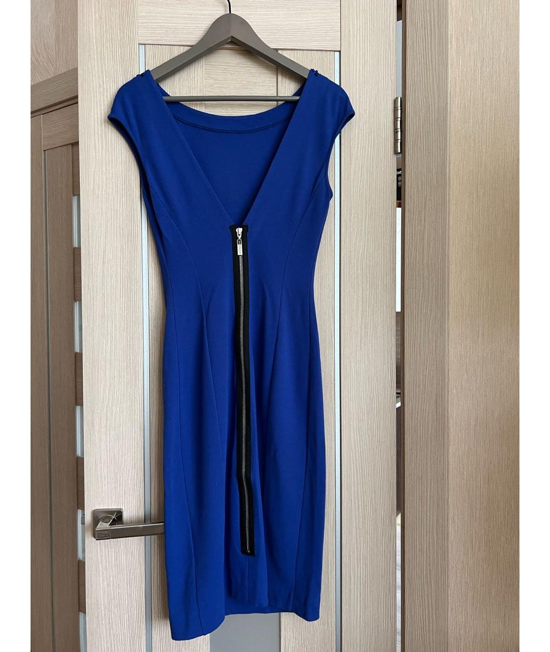 BLUGIRL Синее вискозное вечернее платье, фото 2