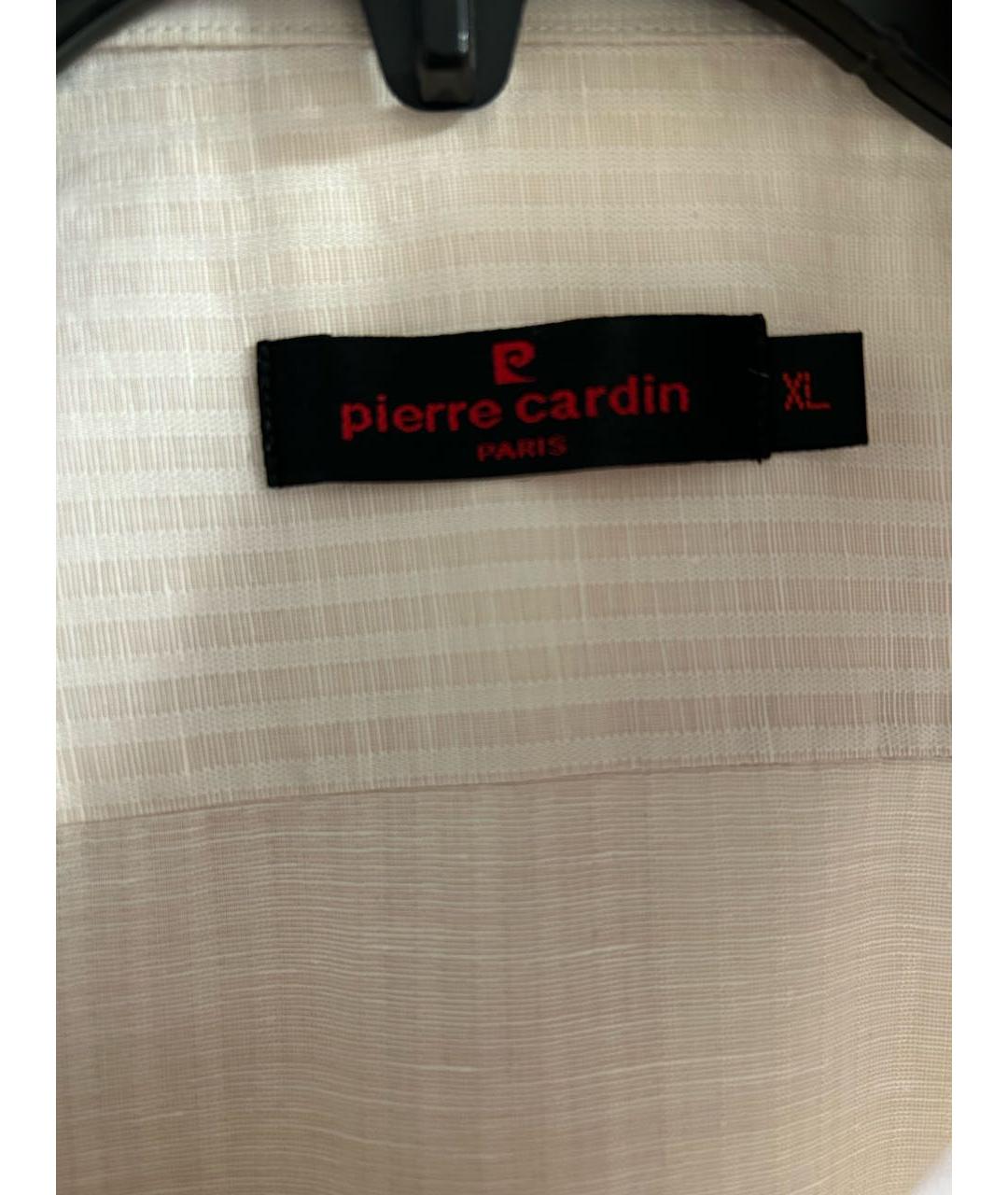 PIERRE CARDIN Бежевая хлопковая классическая рубашка, фото 3