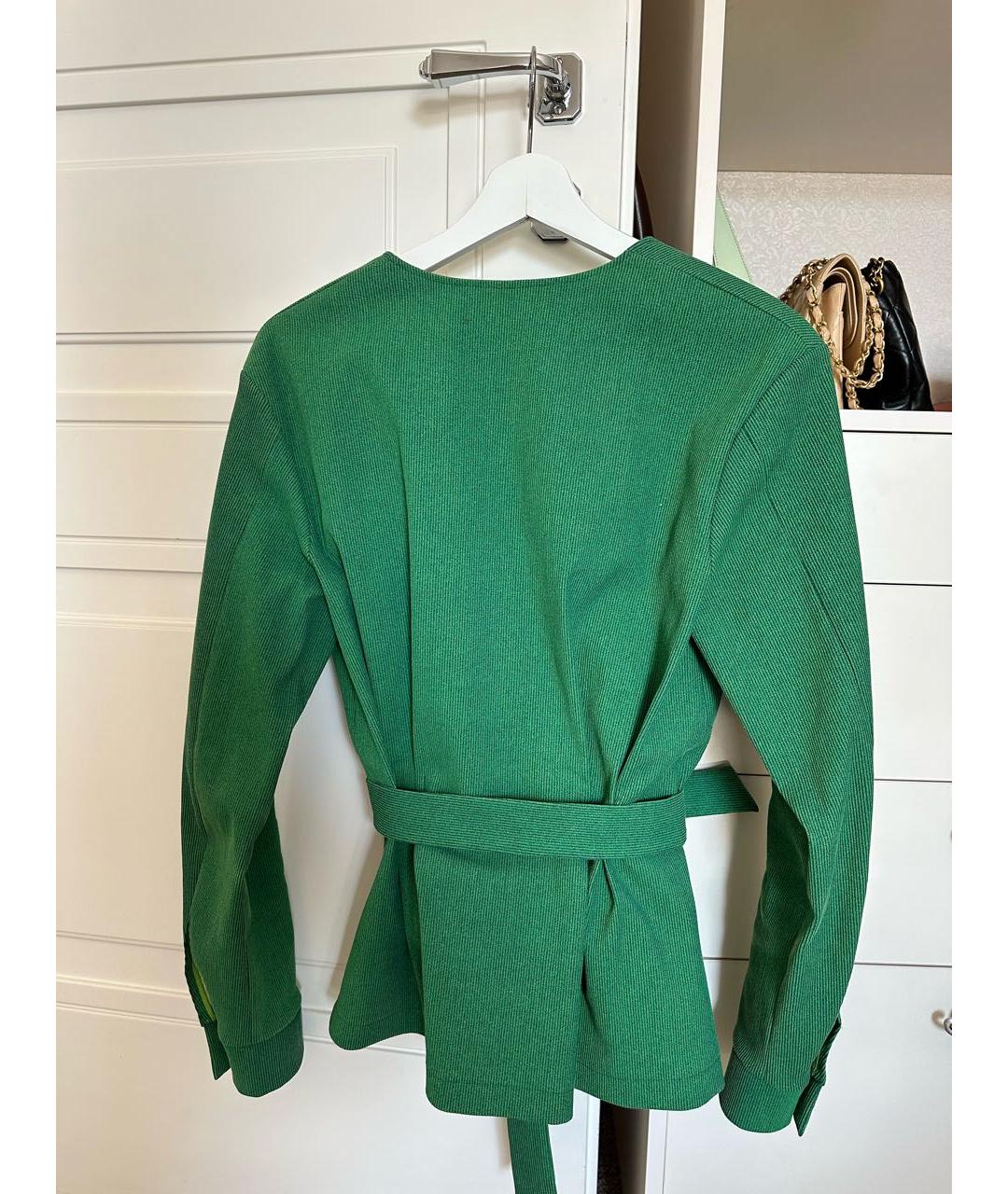 PERVERT Зеленый хлопковый жакет/пиджак, фото 2