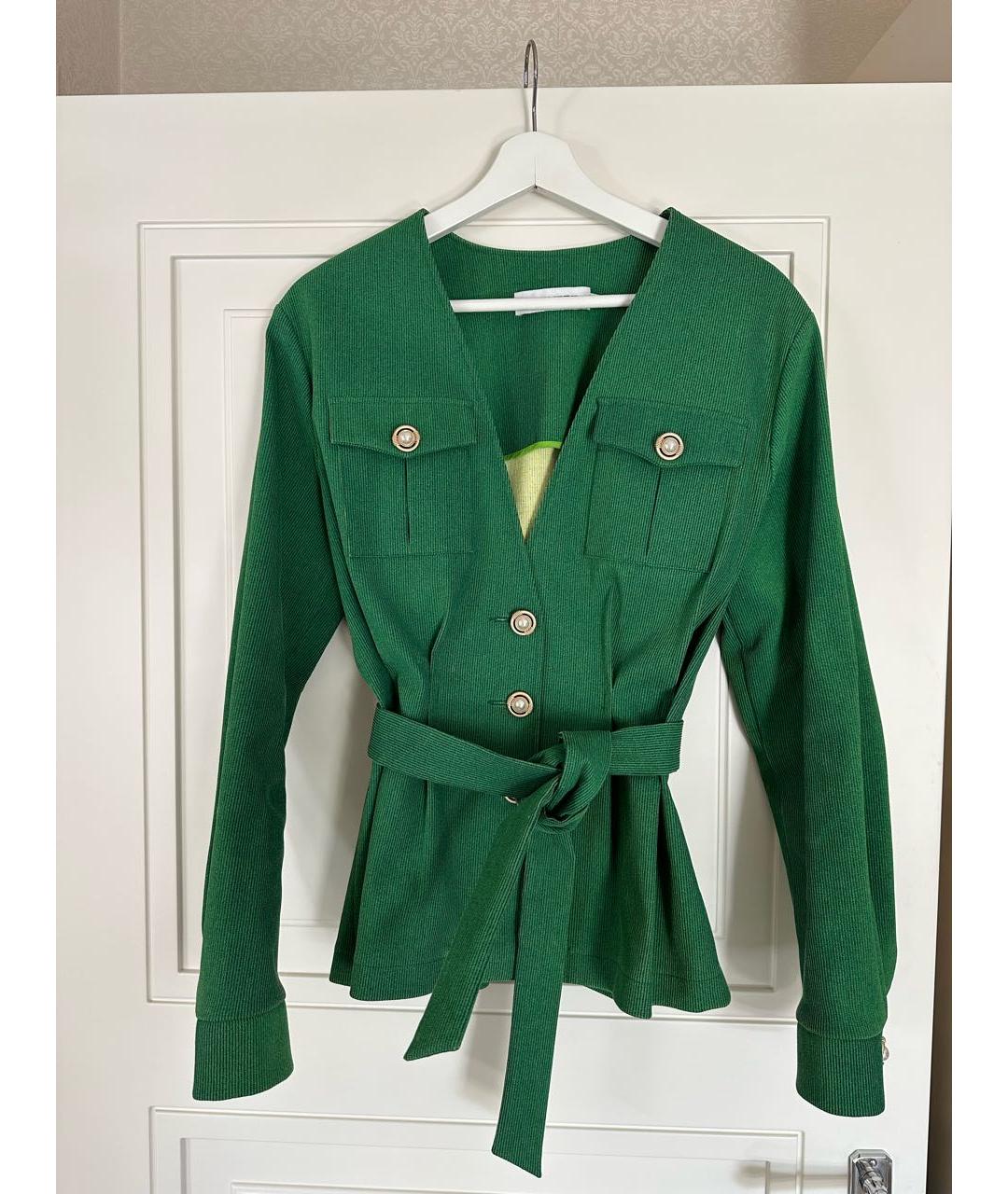 PERVERT Зеленый хлопковый жакет/пиджак, фото 7