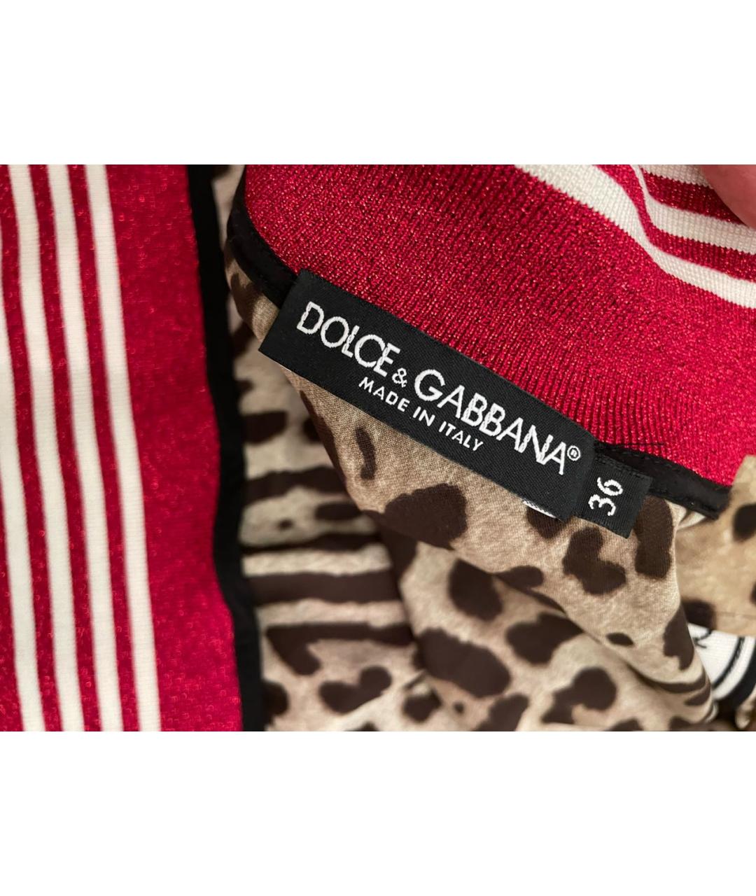 DOLCE&GABBANA Коричневый шелковый спортивные костюмы, фото 5