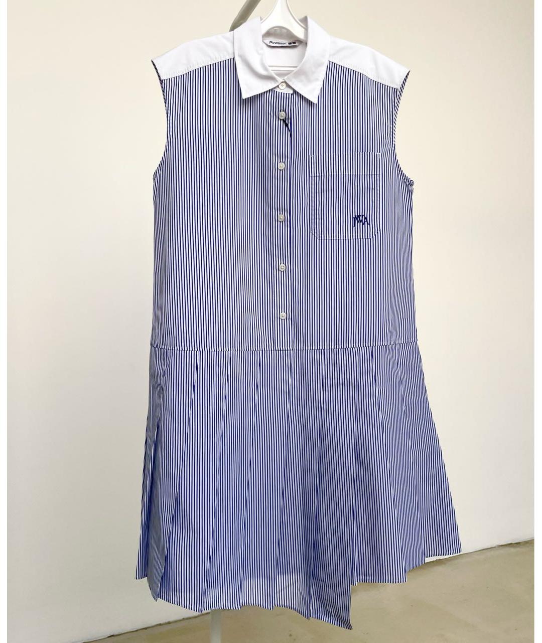 J.W.ANDERSON Синее повседневное платье, фото 6
