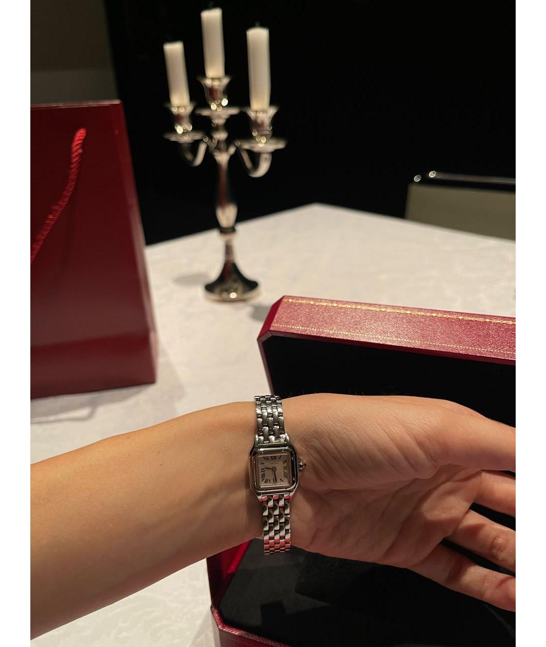CARTIER Серебряные металлические часы, фото 2