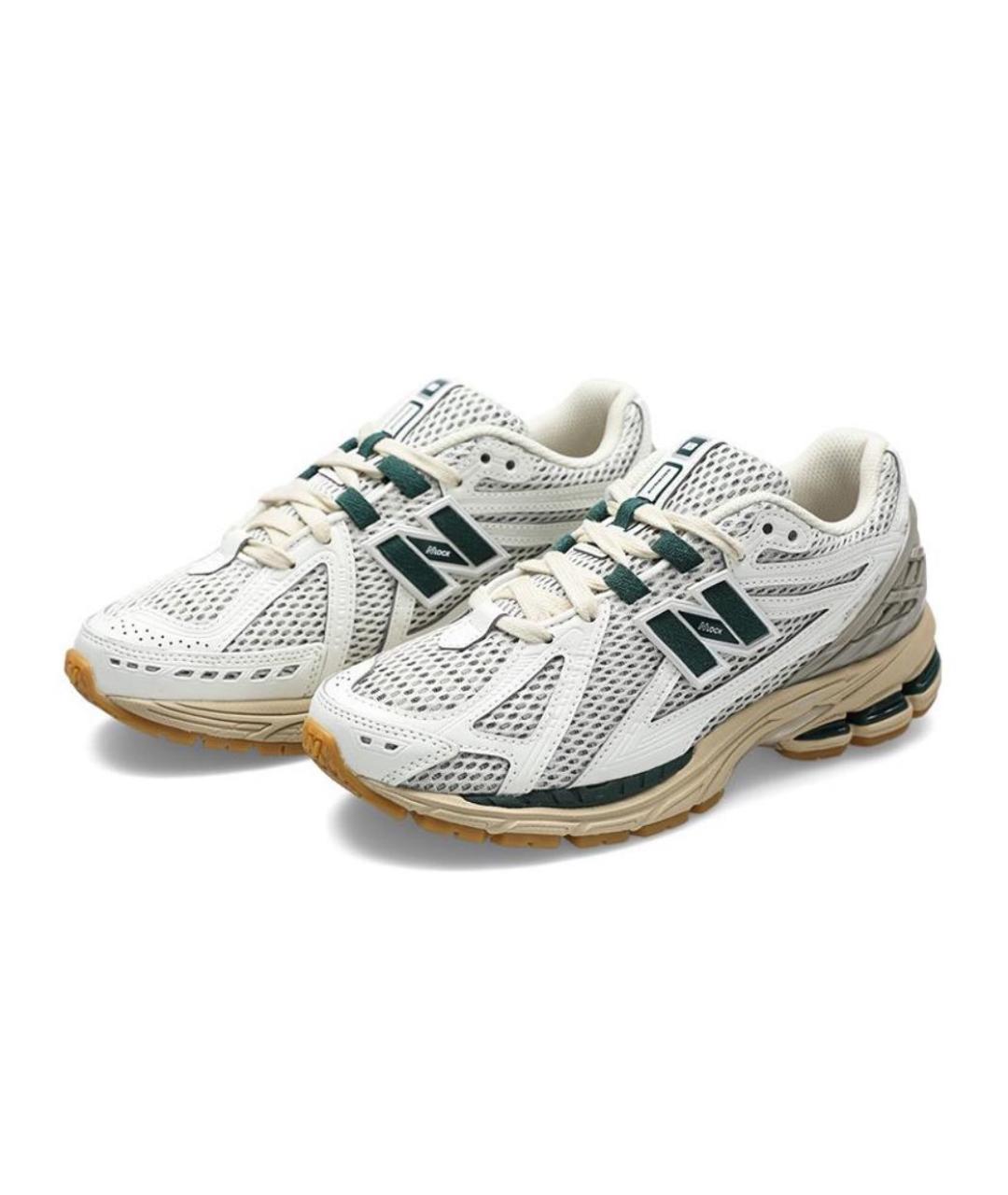 NEW BALANCE Белые текстильные кроссовки, фото 2