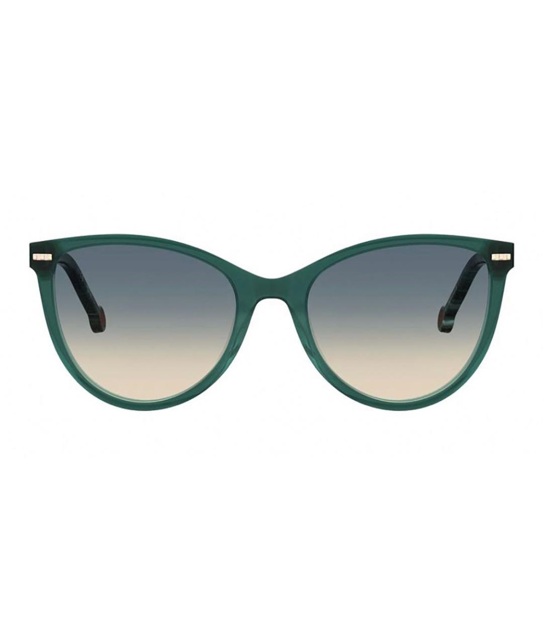 CH CAROLINA HERRERA Зеленые пластиковые солнцезащитные очки, фото 5