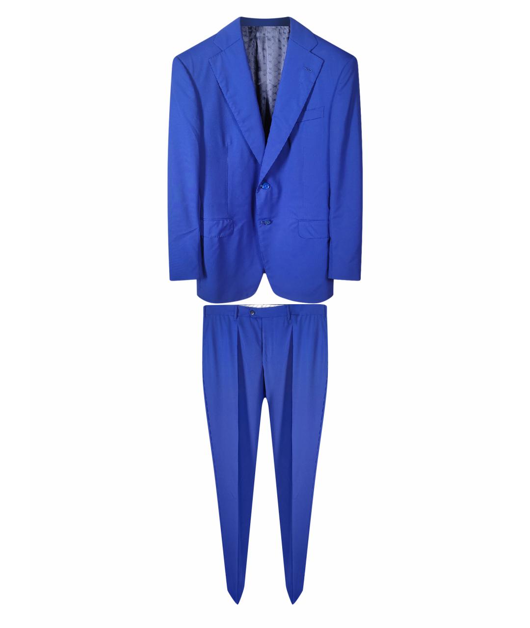 CASTELLO D'ORO Синий классический костюм, фото 1
