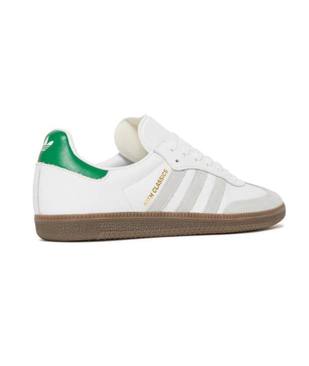 ADIDAS Белые кожаные кроссовки, фото 3