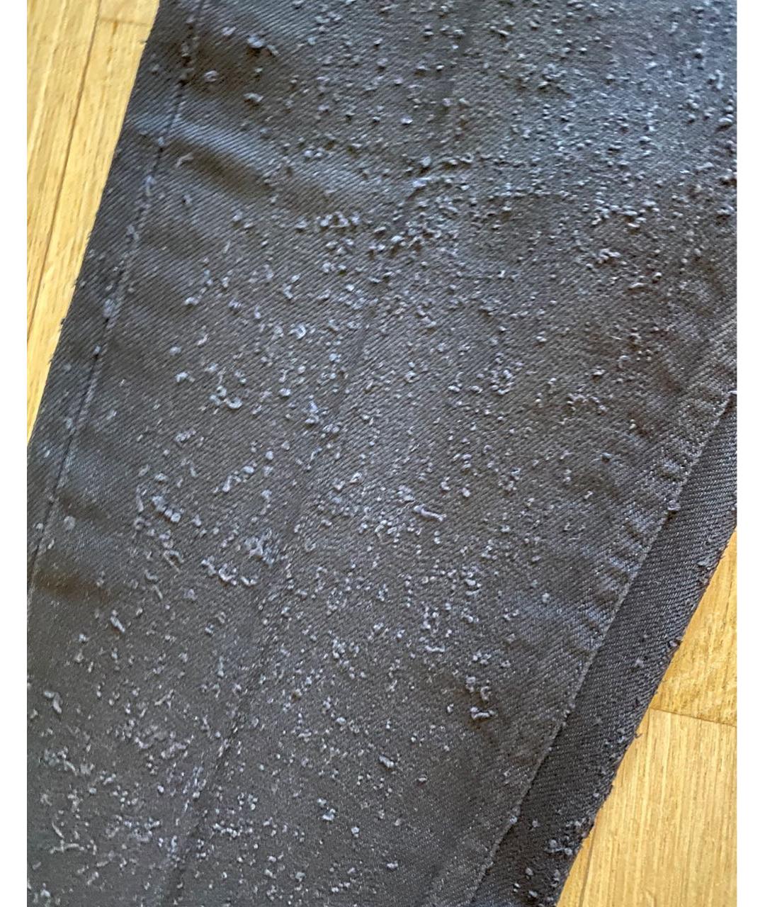 MM6 MAISON MARGIELA Черные хлопковые джинсы клеш, фото 7