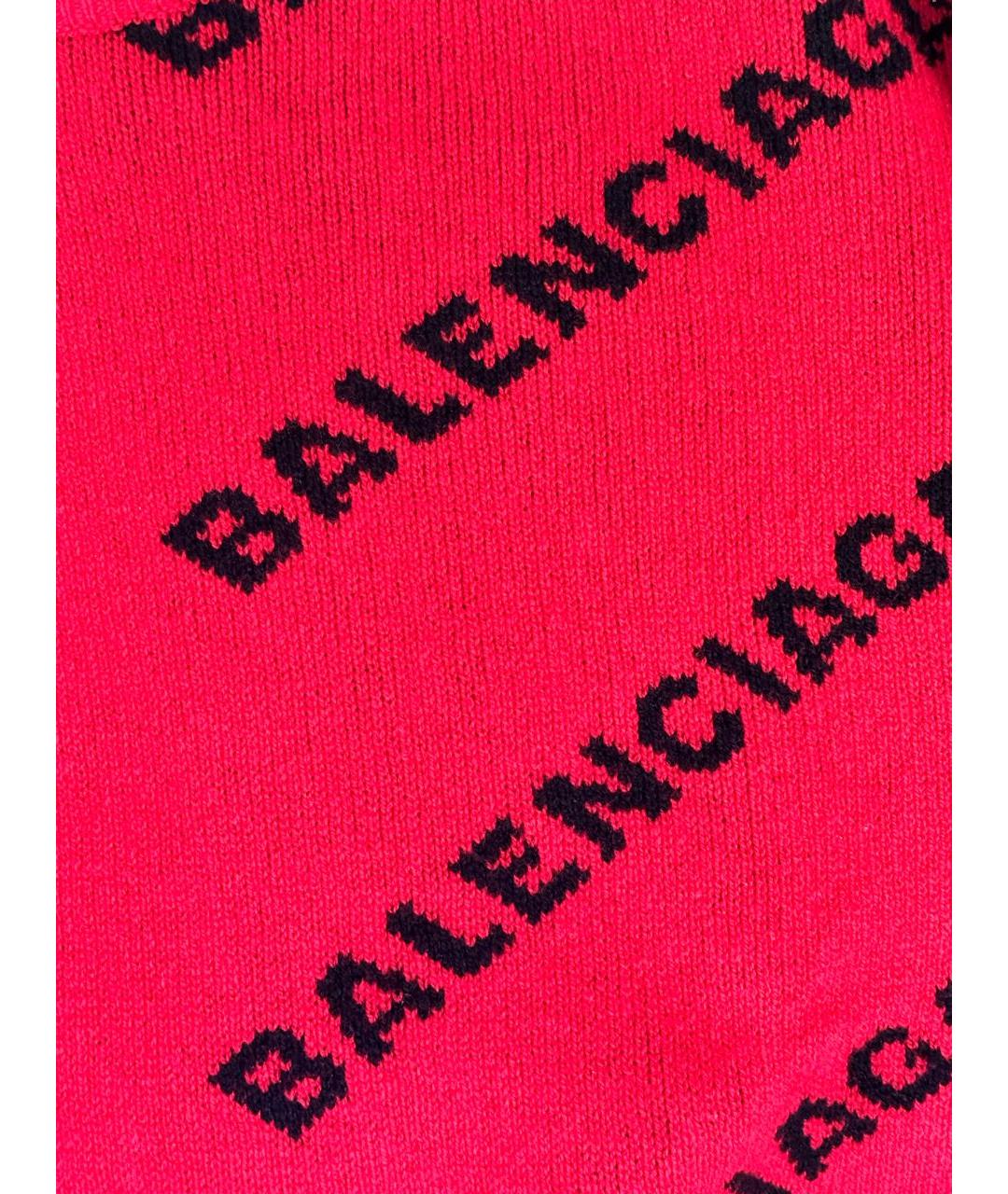 BALENCIAGA Красный шерстяной джемпер / свитер, фото 4