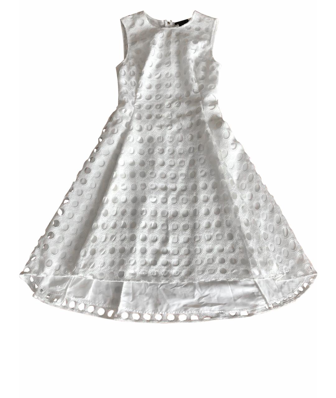 DONNA KARAN Белое коктейльное платье, фото 1