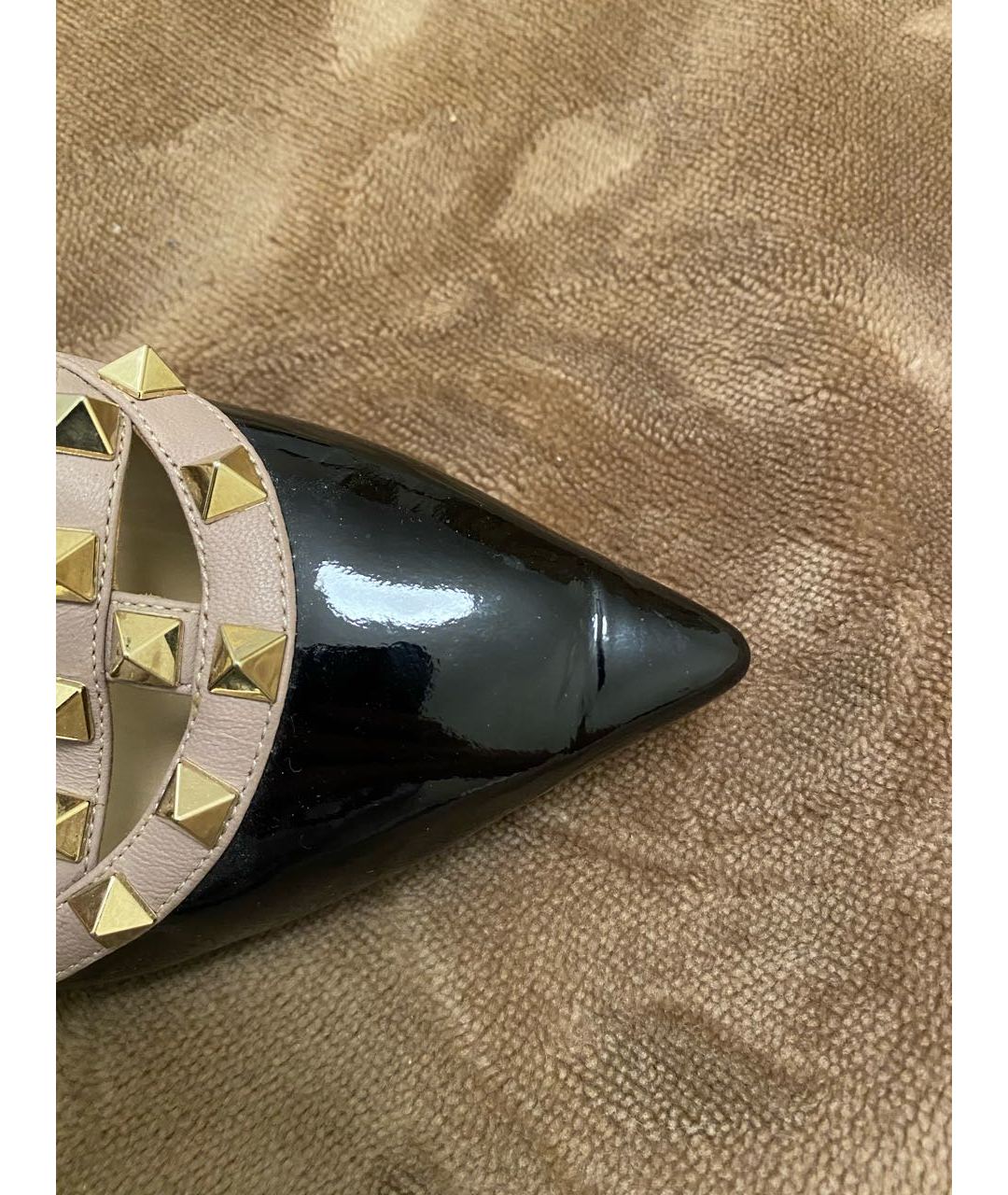 VALENTINO GARAVANI Черные туфли из лакированной кожи, фото 4