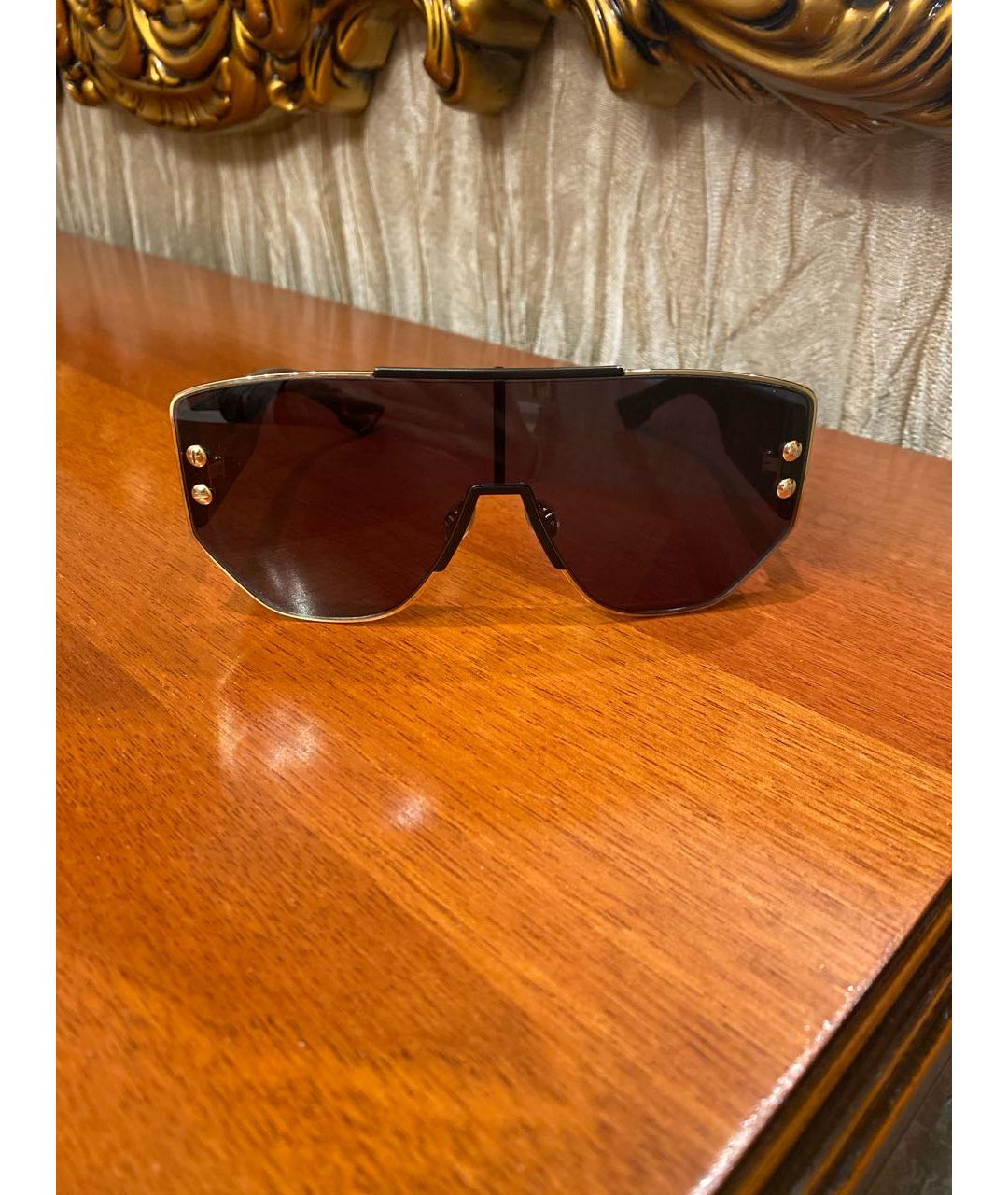 CHRISTIAN DIOR PRE-OWNED Коричневые солнцезащитные очки, фото 9