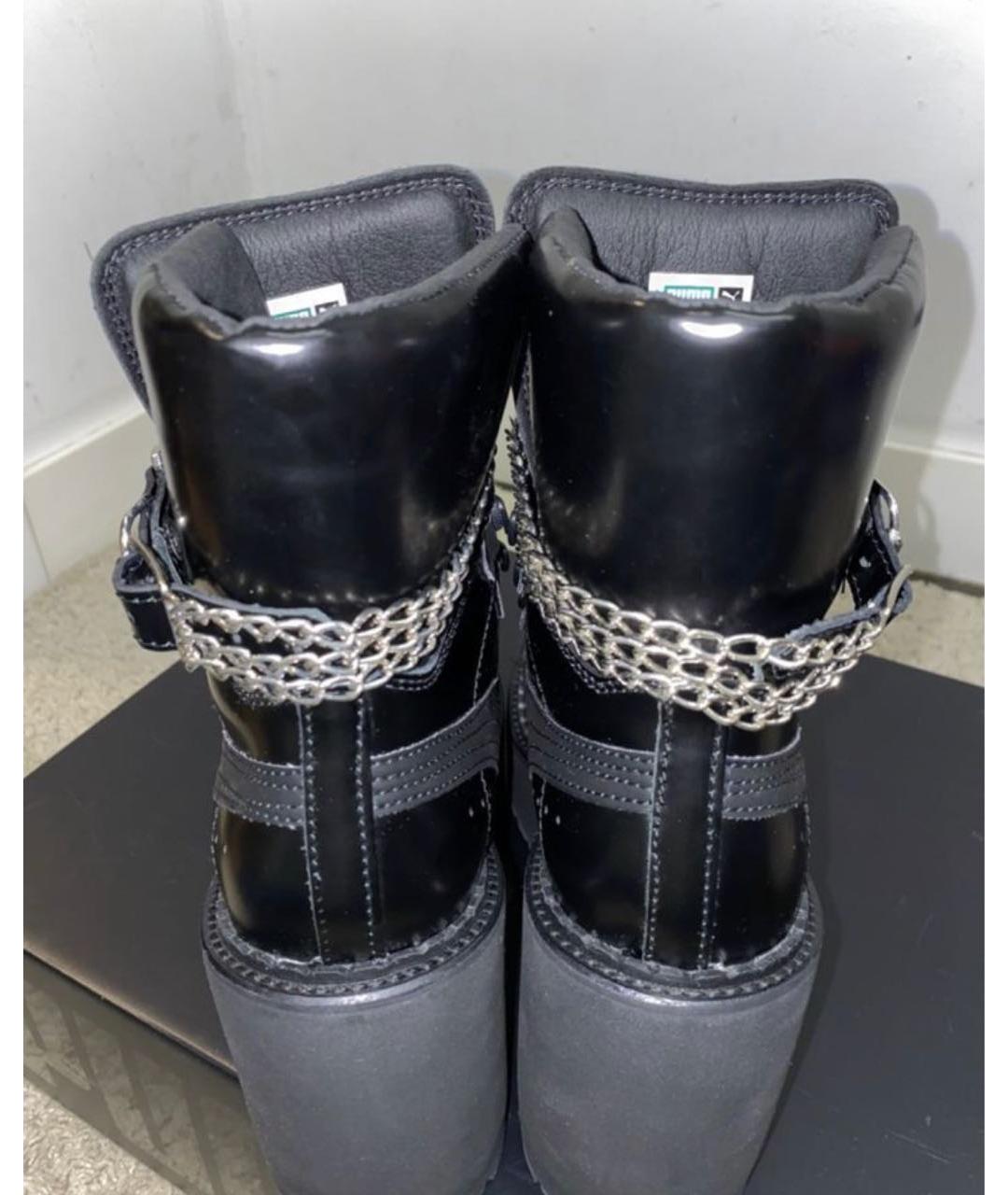 FENTY X PUMA Черные ботинки из искусственной кожи, фото 3