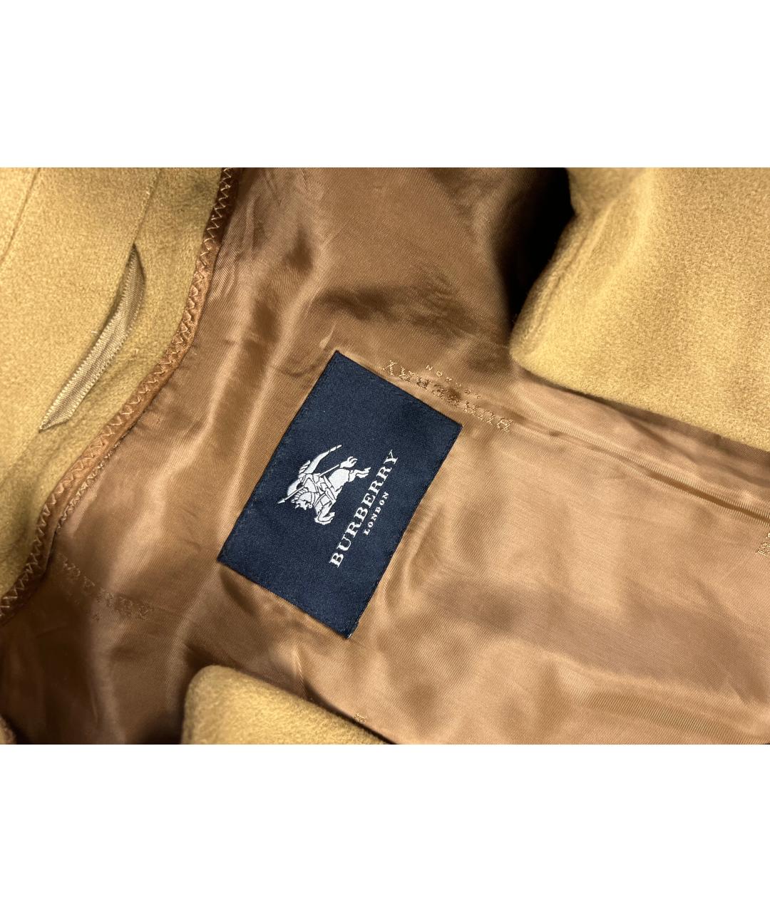 BURBERRY Коричневая кашемировая куртка, фото 4