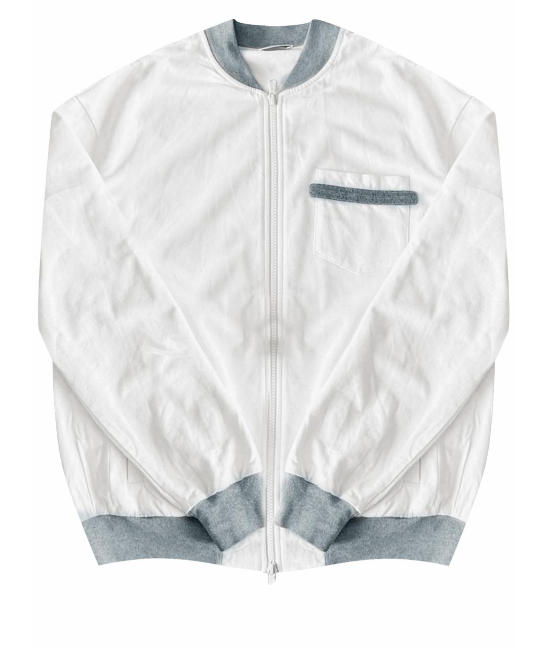 BRUNELLO CUCINELLI Белая хлопковая куртка, фото 1