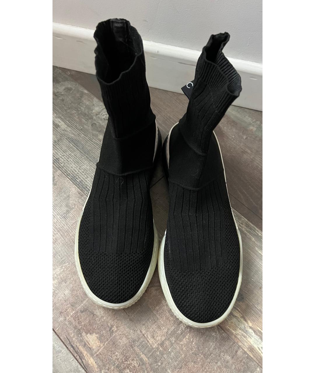 STELLA MCCARTNEY Черные текстильные кроссовки, фото 5