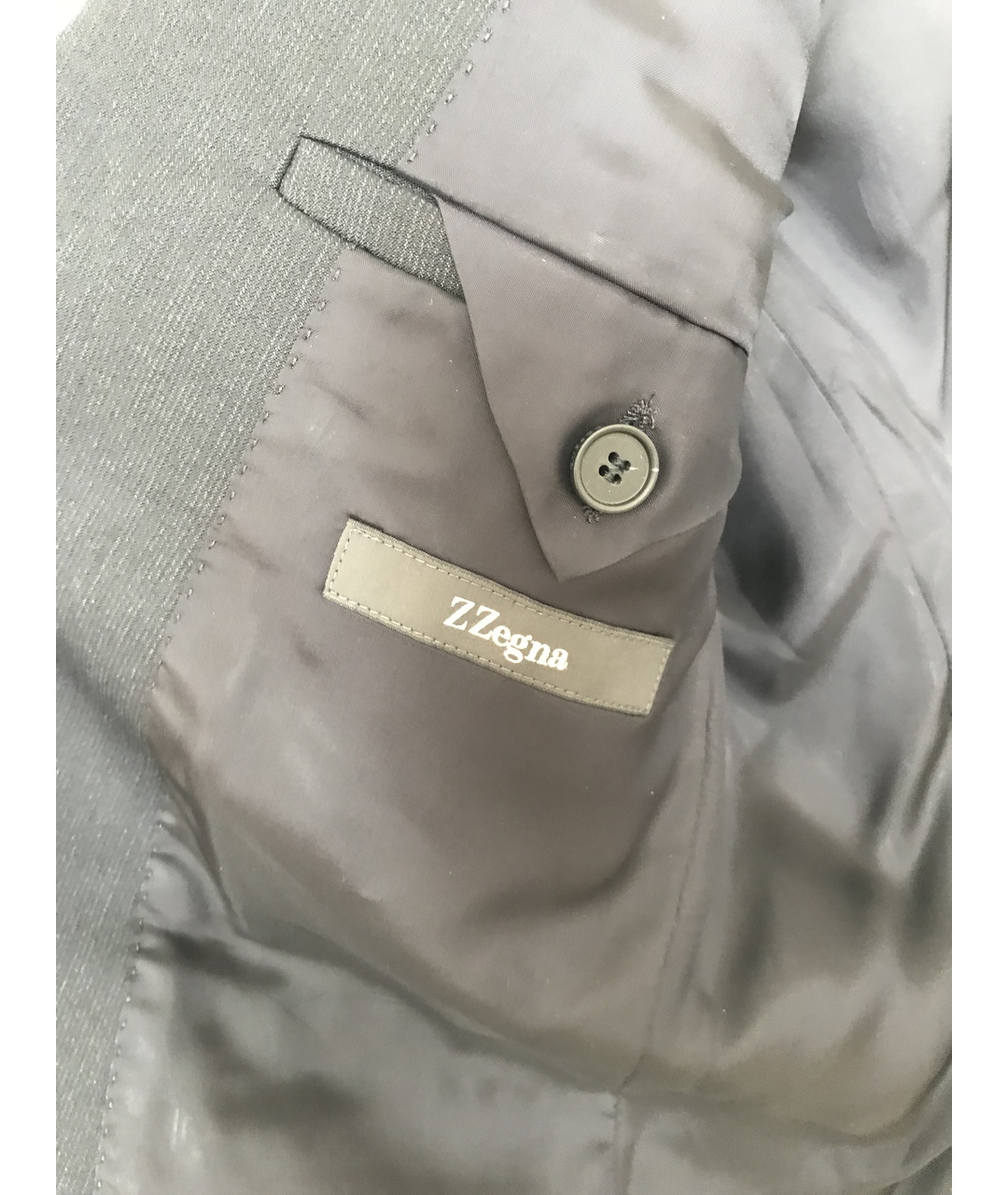 ZZEGNA Серый шерстяной пиджак, фото 3