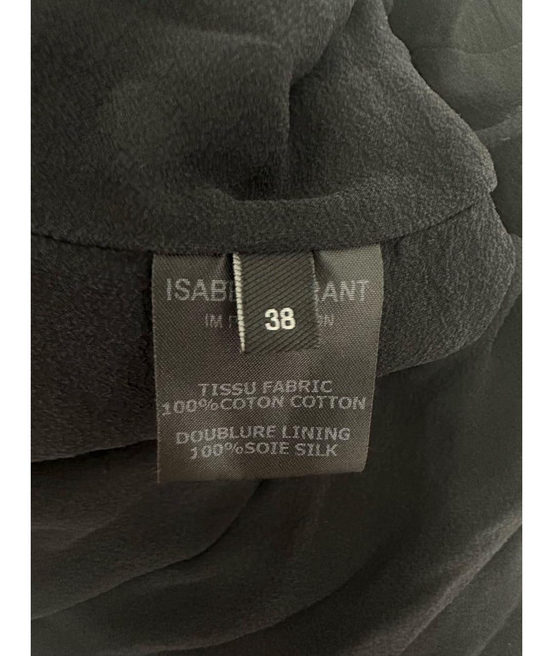 ISABEL MARANT Черная хлопковая юбка мини, фото 6