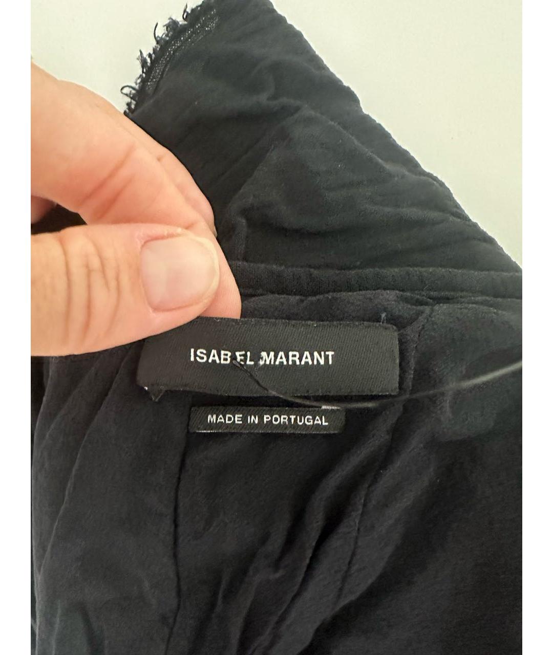 ISABEL MARANT Черная хлопковая юбка мини, фото 5