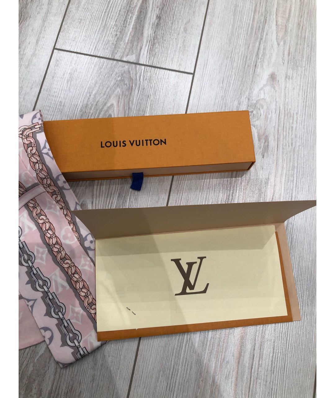 LOUIS VUITTON PRE-OWNED Мульти шелковый шарф, фото 4