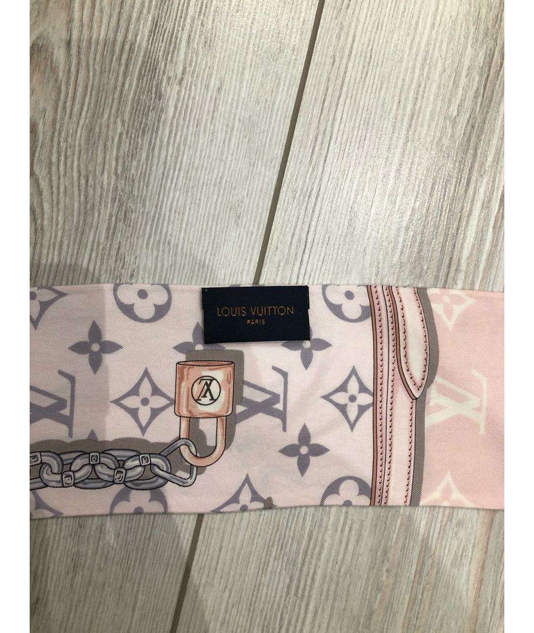 LOUIS VUITTON PRE-OWNED Мульти шелковый шарф, фото 3