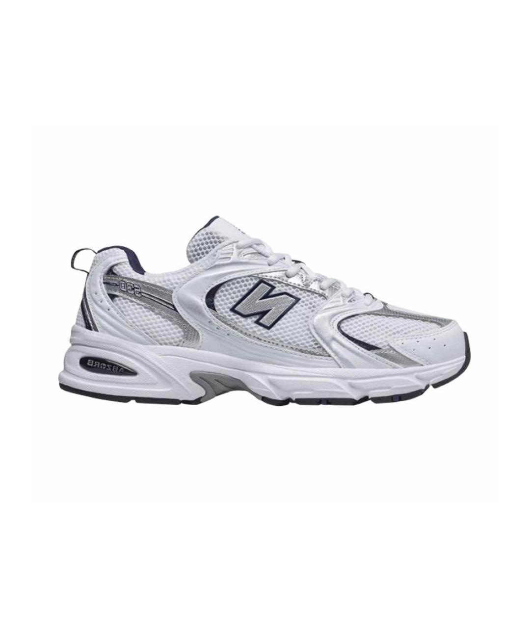 NEW BALANCE Белые кроссовки из искусственной кожи, фото 1