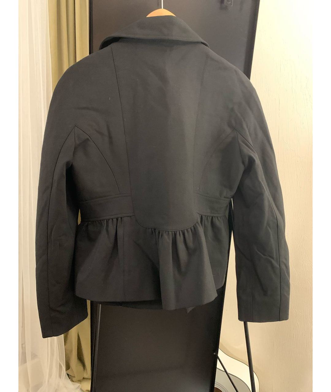 BURBERRY VINTAGE Черный шерстяной жакет/пиджак, фото 2