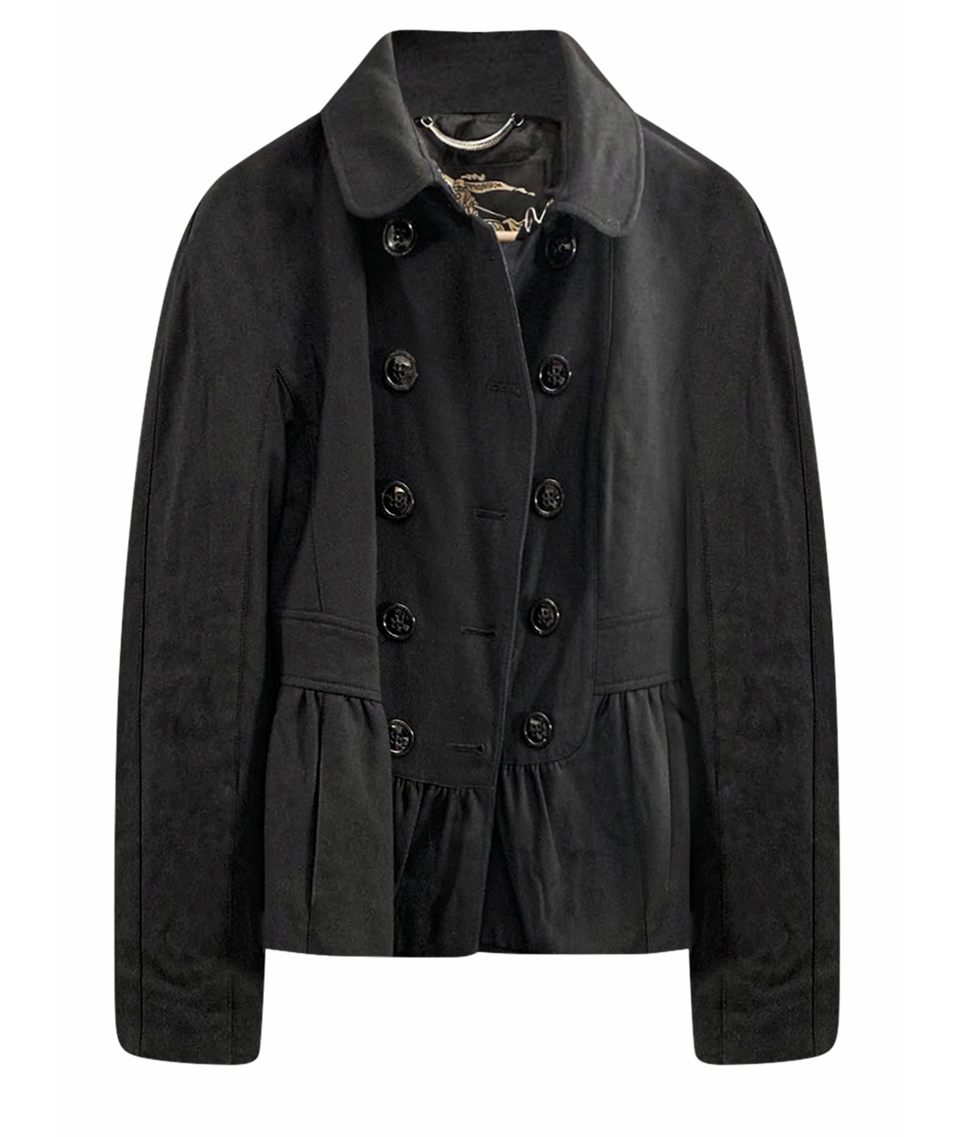 BURBERRY VINTAGE Черный шерстяной жакет/пиджак, фото 1