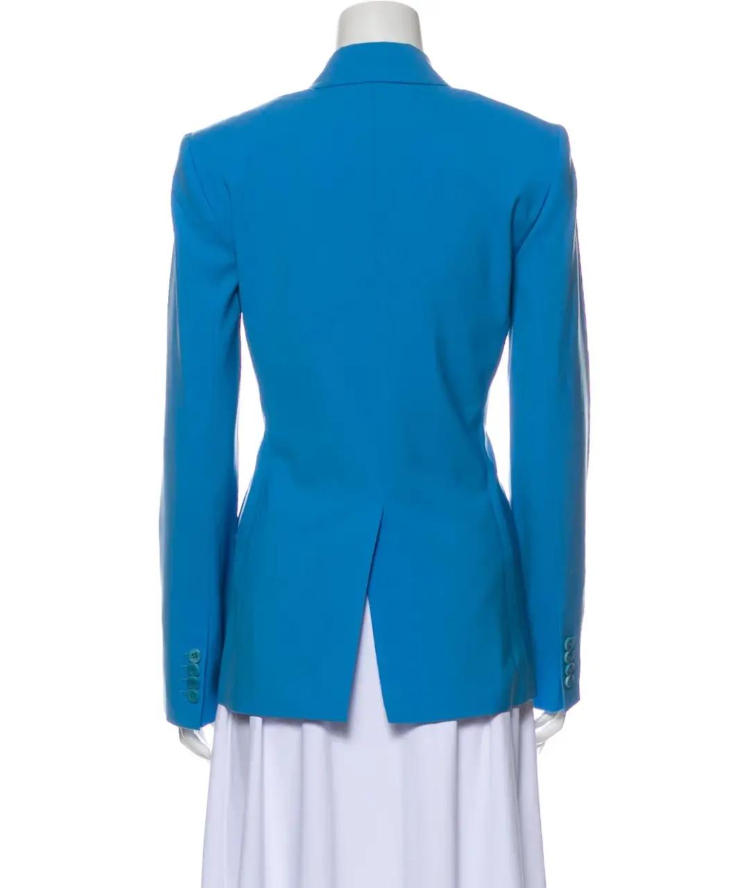 THEORY Голубой шерстяной жакет/пиджак, фото 2