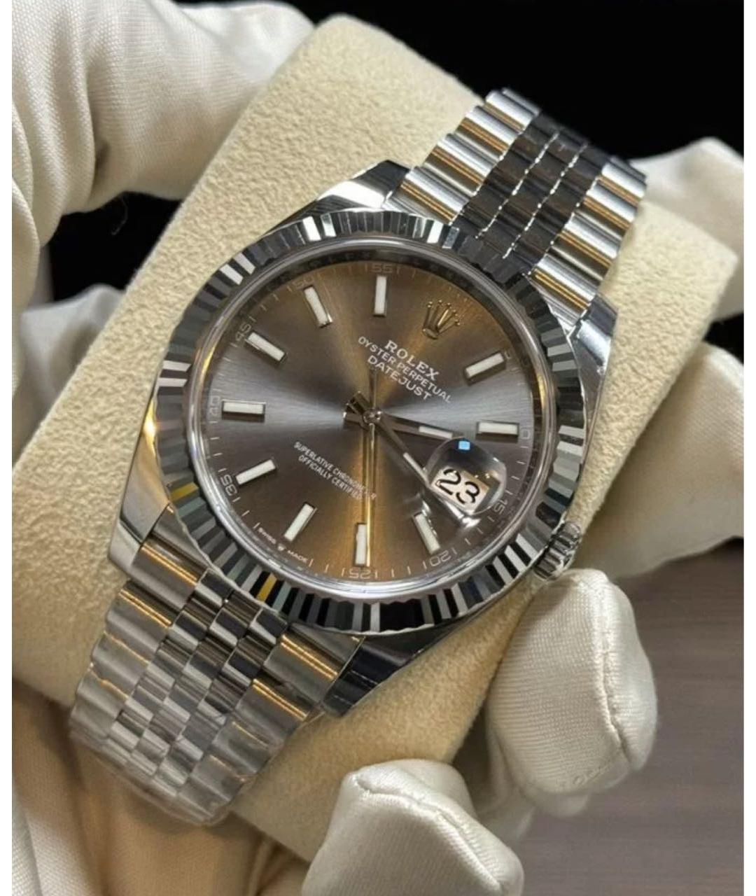ROLEX Коричневые часы, фото 3