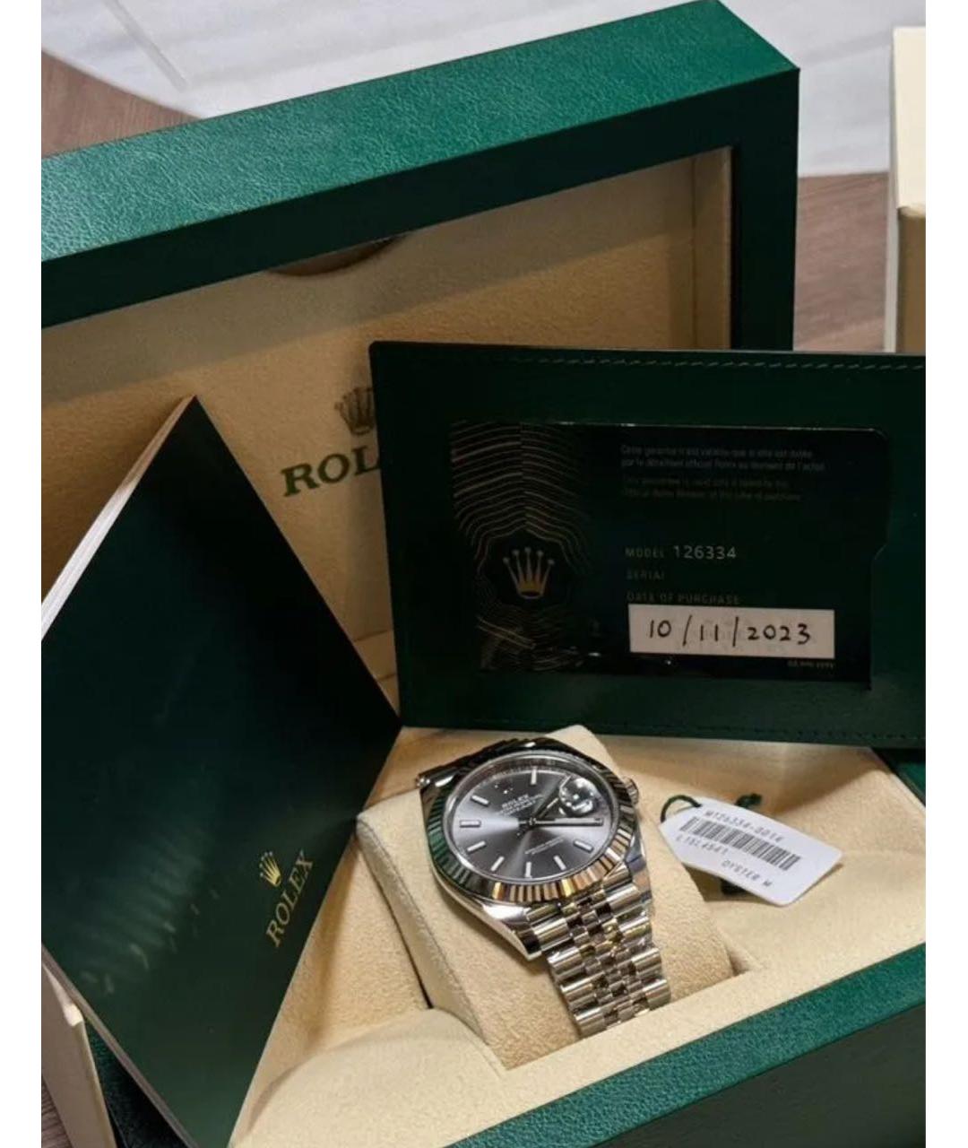 ROLEX Коричневые часы, фото 2