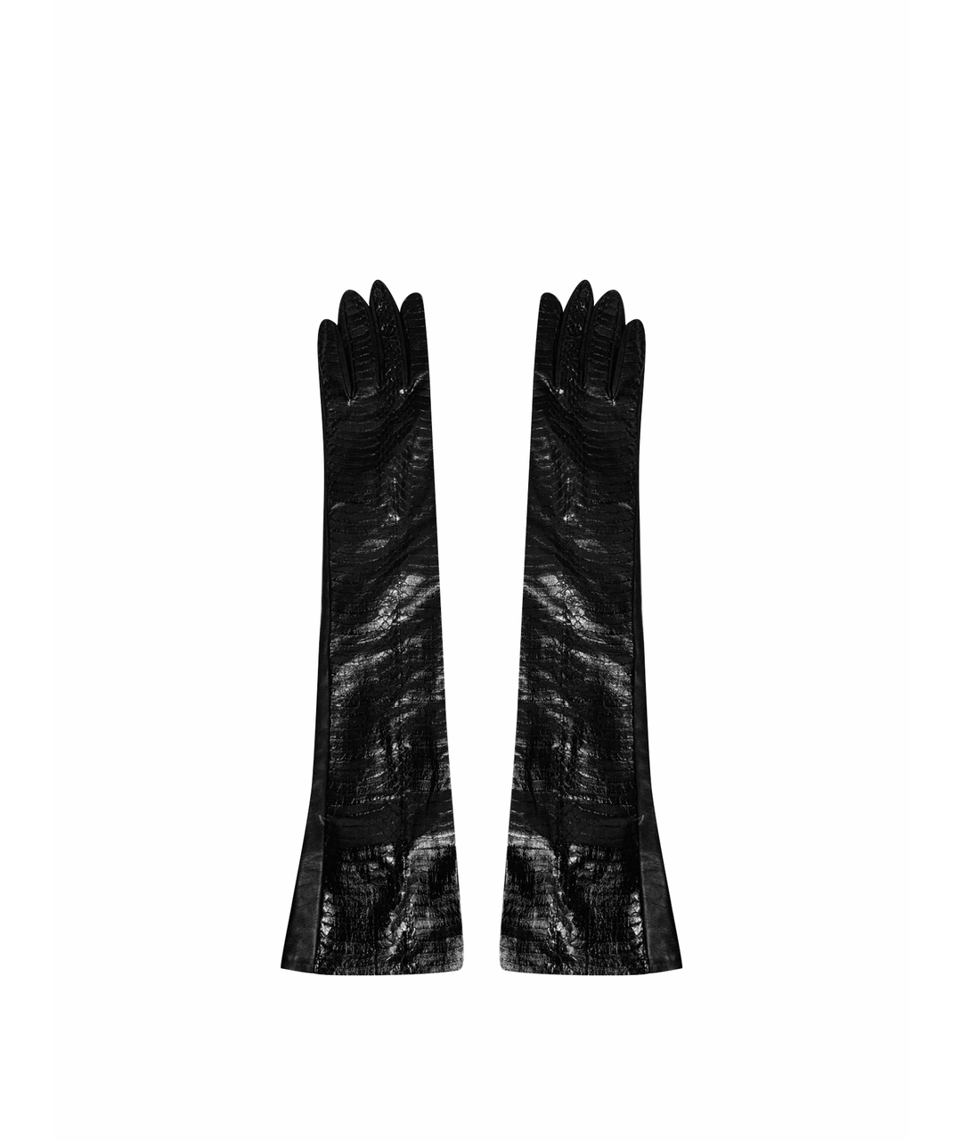 PORTS 1961 Черные кожаные перчатки, фото 1