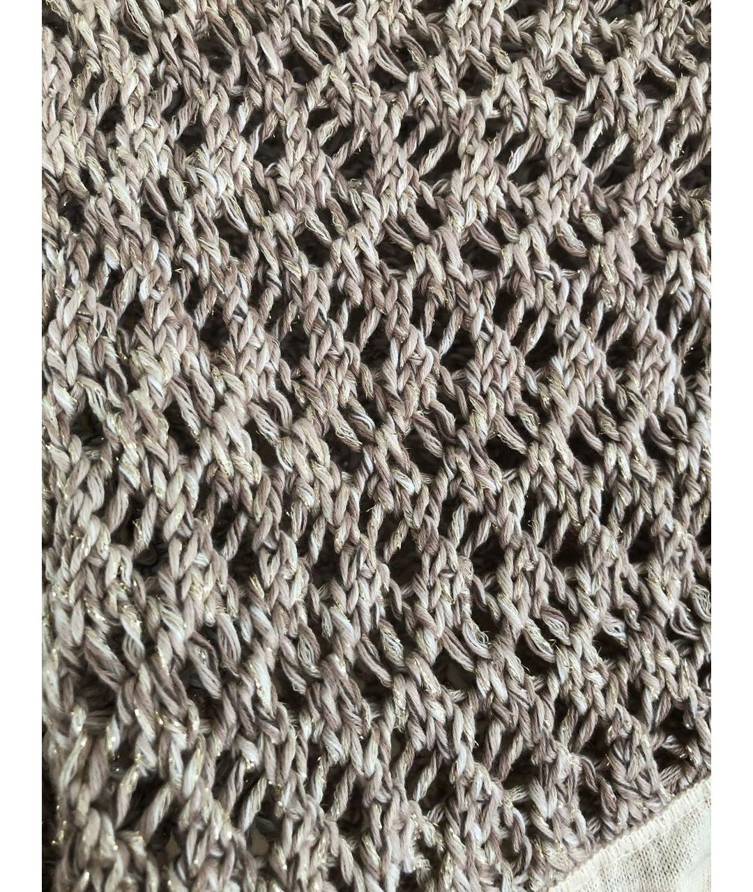 ICEBERG Бежевое хлопковое повседневное платье, фото 4