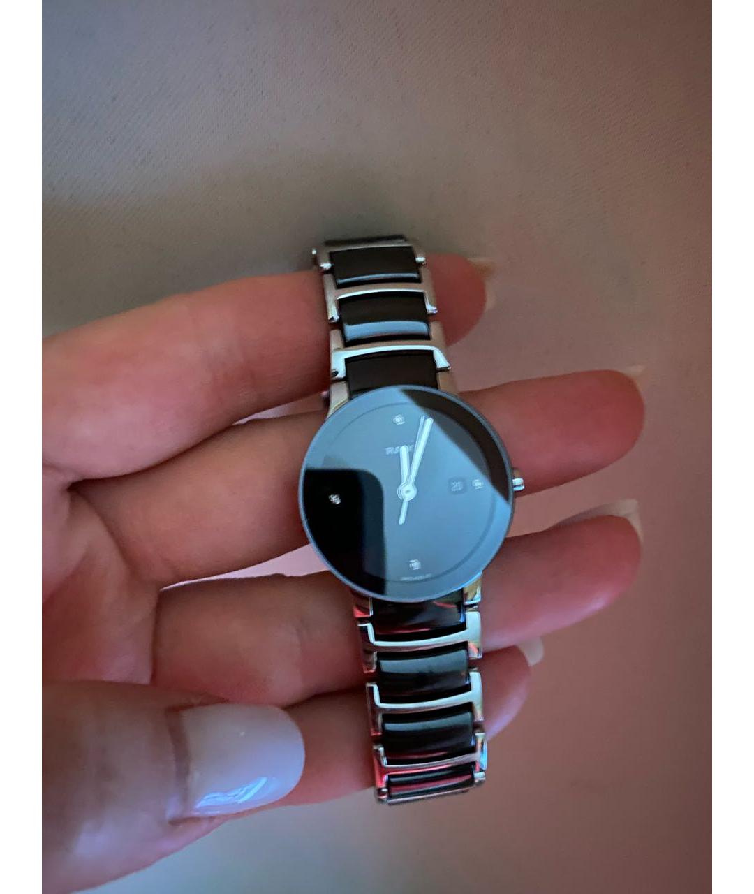 RADO Черные металлические часы, фото 5