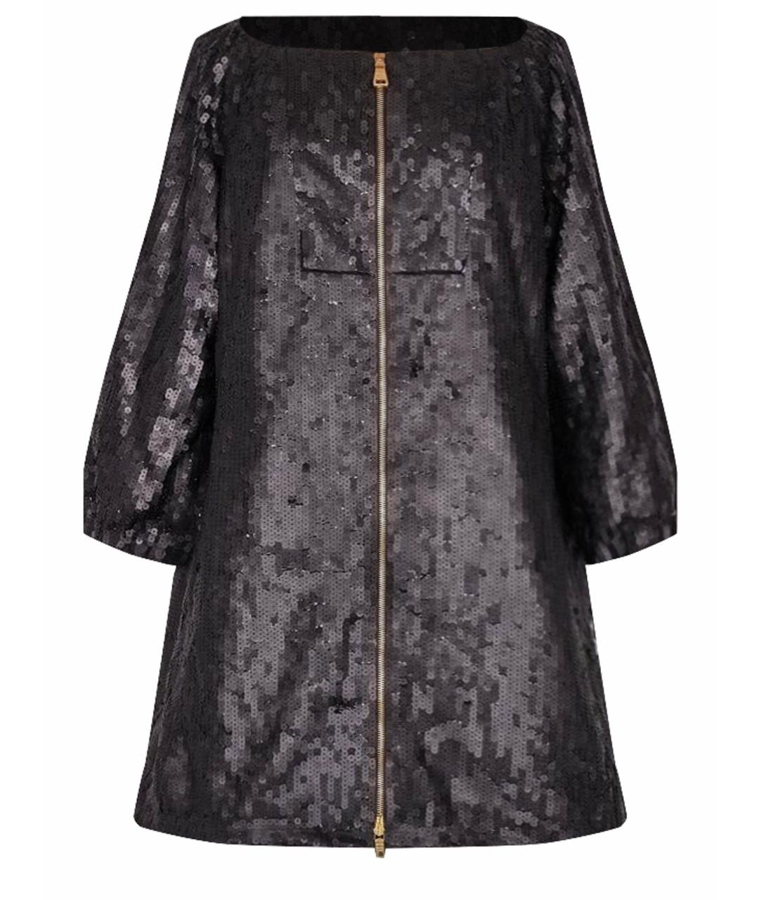 PRADA Черное полиамидовое пальто, фото 1