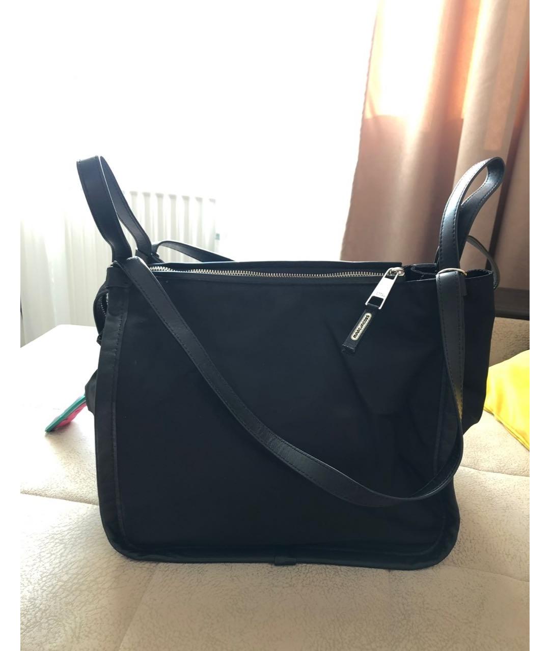 MARC JACOBS Черная тканевая сумка с короткими ручками, фото 3