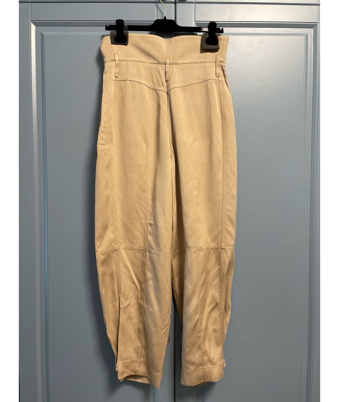 GIVENCHY Бежевые вискозные брюки широкие, фото 2