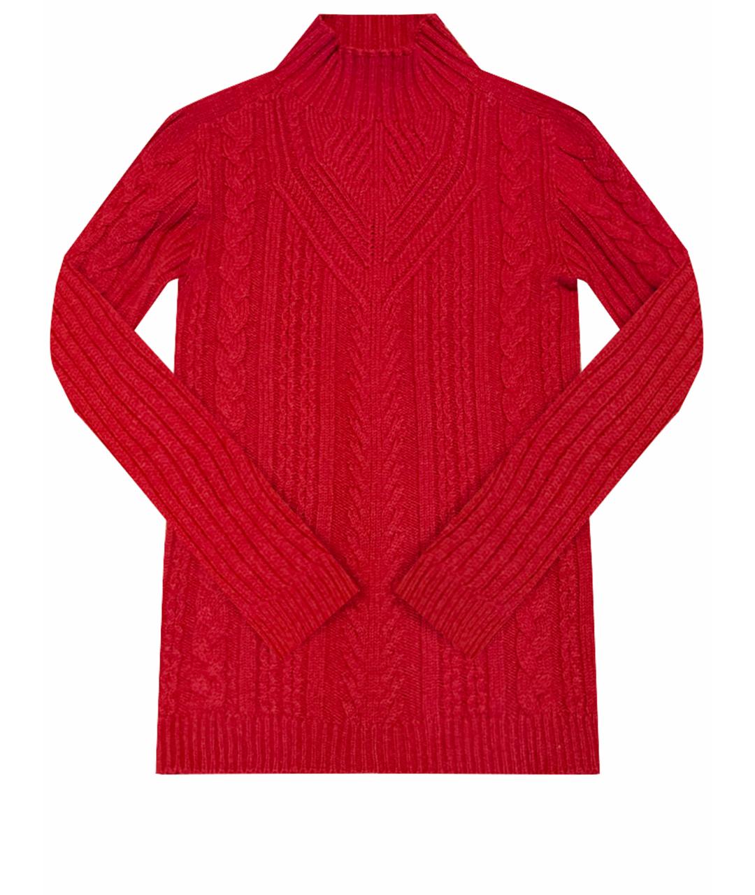 PINKO Красный шерстяной джемпер / свитер, фото 1