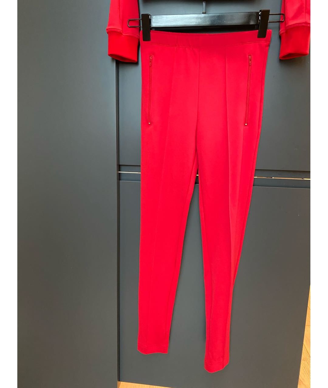 BALENCIAGA Красный синтетический костюм с брюками, фото 2