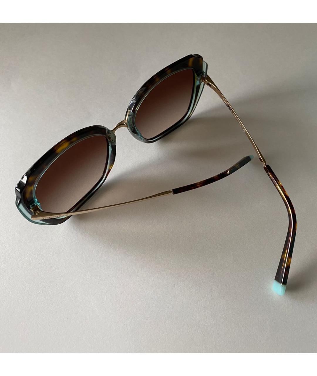 TIFFANY&CO Бирюзовые солнцезащитные очки, фото 6