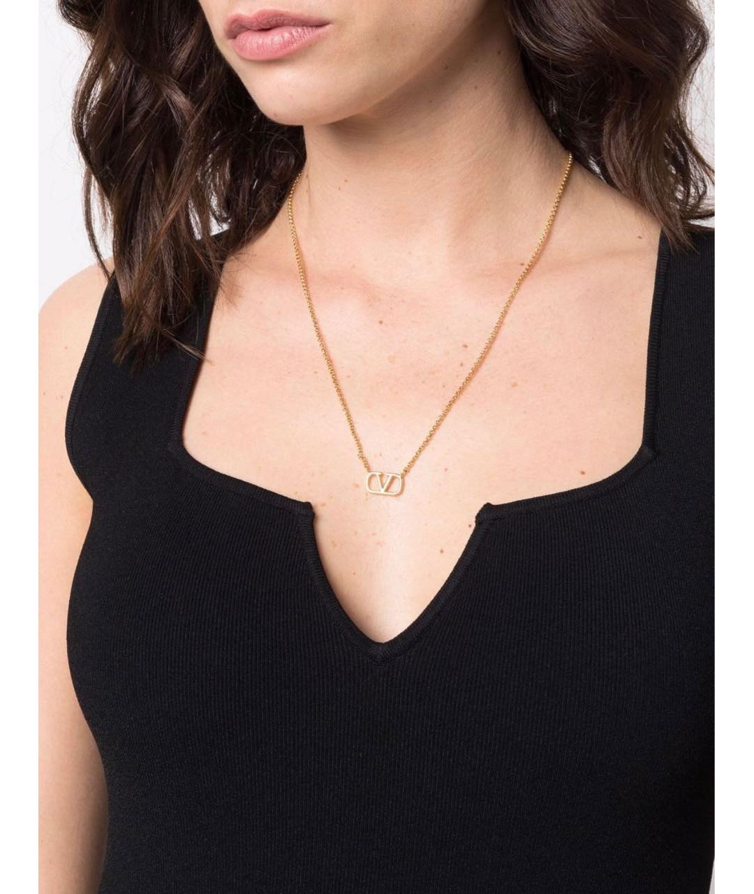 VALENTINO Золотая подвеска, фото 2