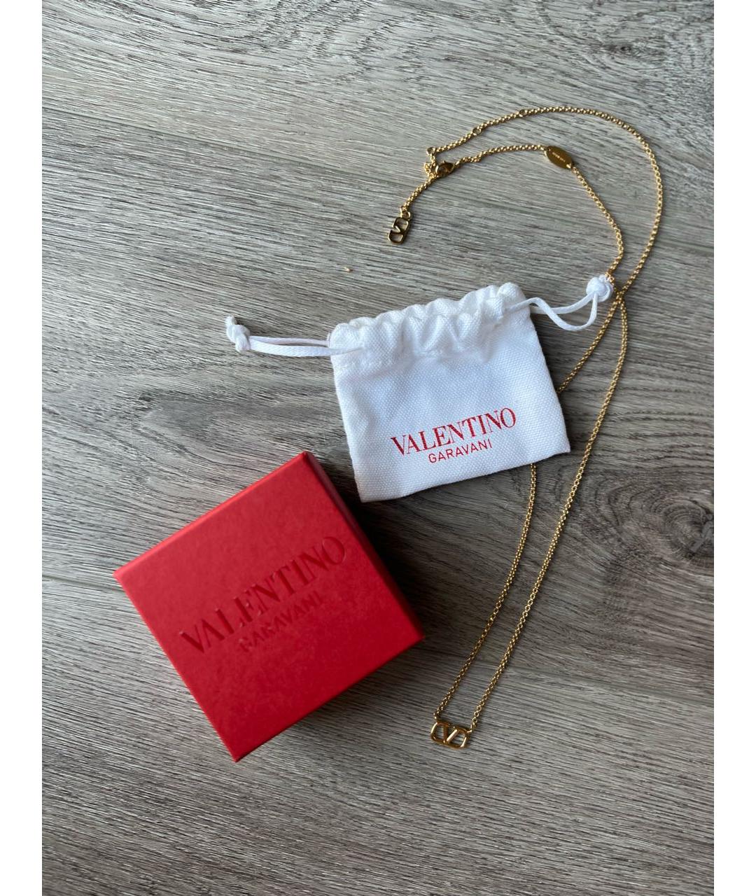 VALENTINO Золотая подвеска, фото 7