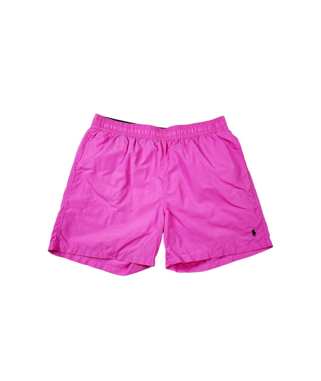 POLO RALPH LAUREN Розовые полиэстеровые шорты, фото 1