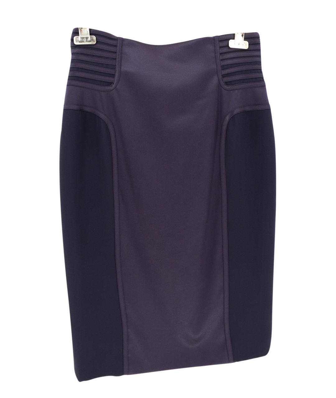 GIANFRANCO FERRE Черная шелковая юбка миди, фото 1